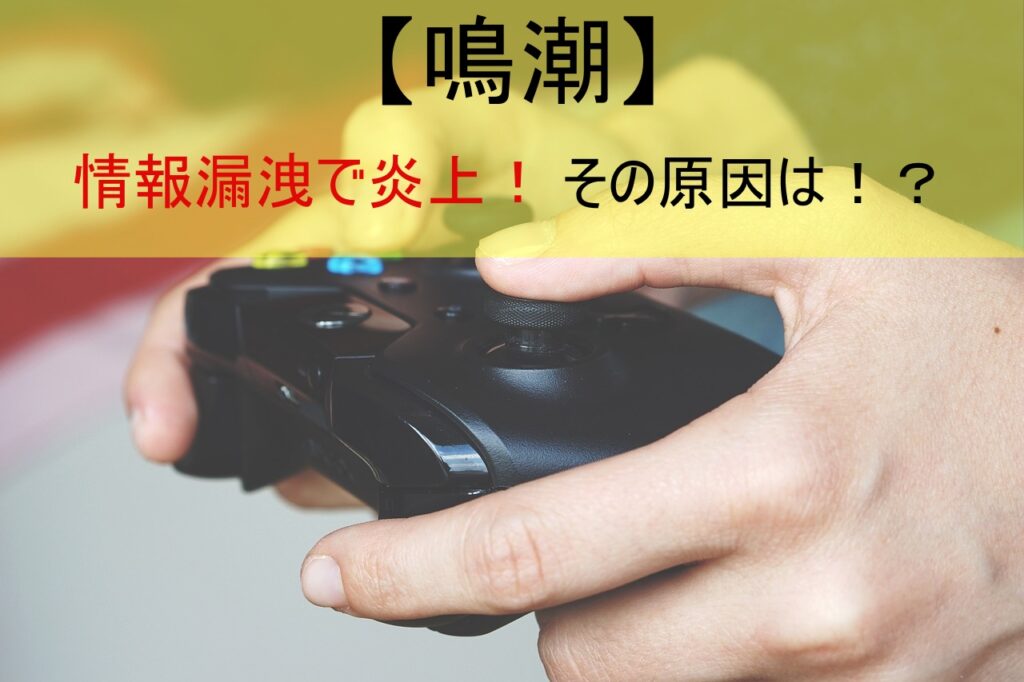 【鳴潮】情報漏洩で炎上！その原因は！？